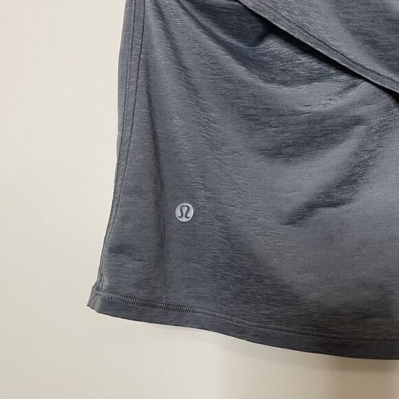 Lululemon re-energized indigo Gray cross back loose yoga tank top size 12 - Picture 5 of 5